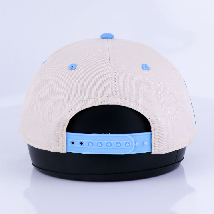 Eagle Embroidered Two-Tone Cotton Twill Baseball Cap
