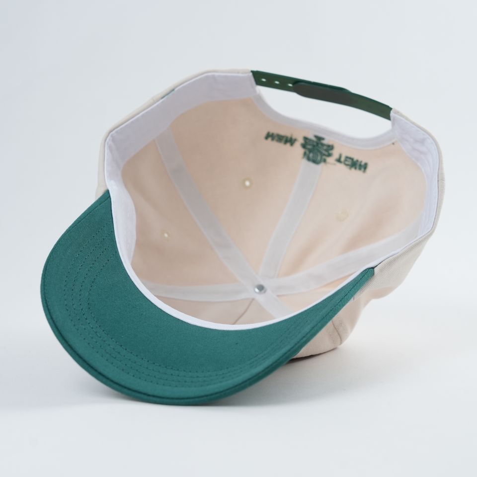 Greenhaus Two‑Tone Cotton Twill 5‑Panel Baseball Cap