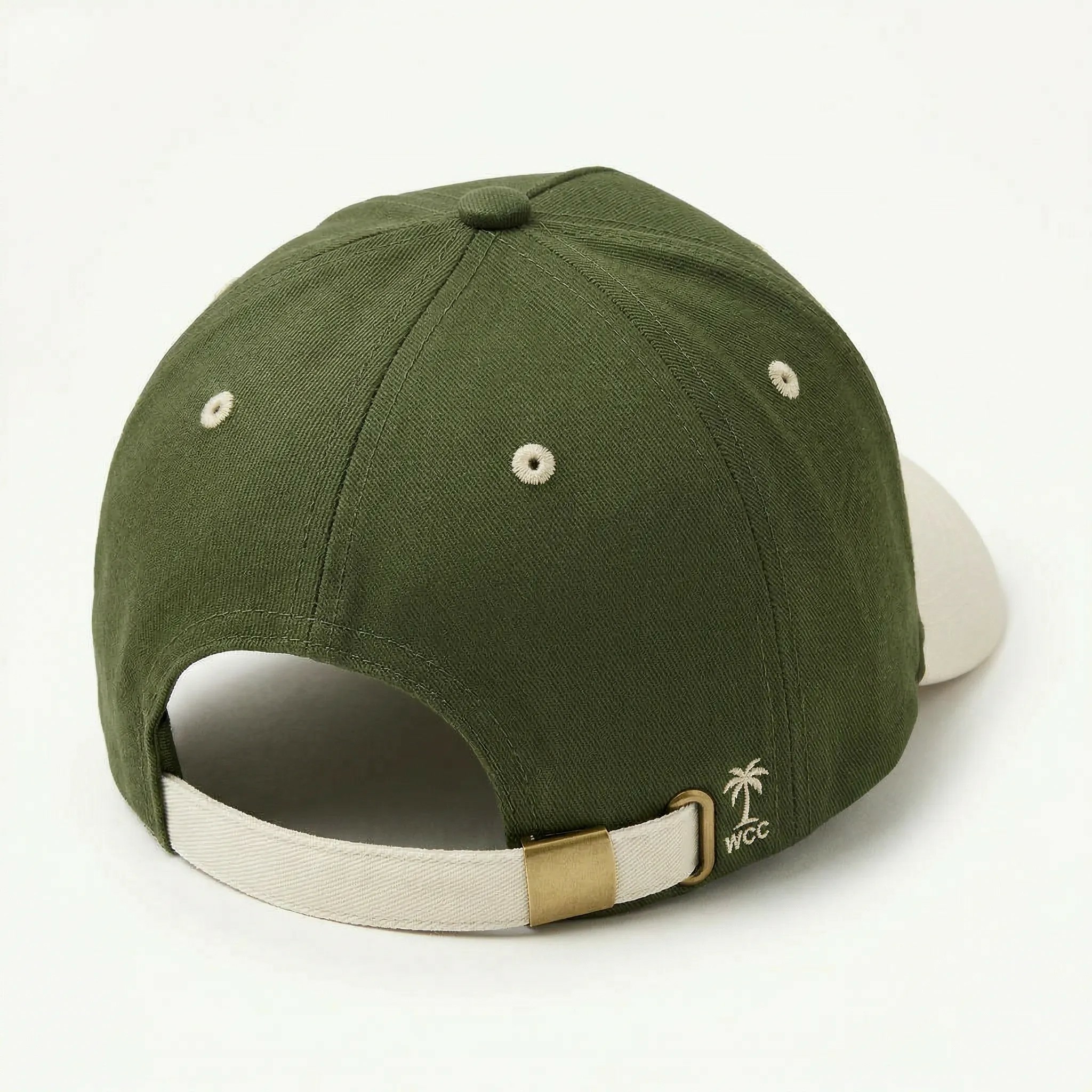 Los Angeles West Coast Club Two-Tone Embroidered Olive Baseball Cap