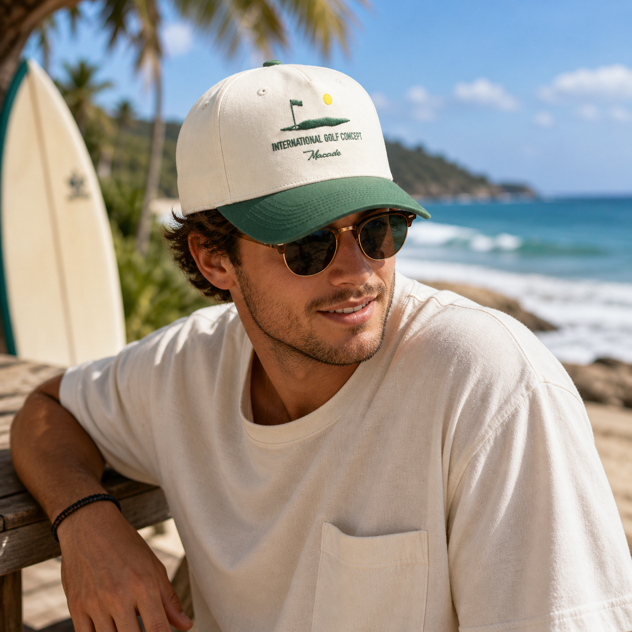 International Golf Concept Two Tone Baseball Cap