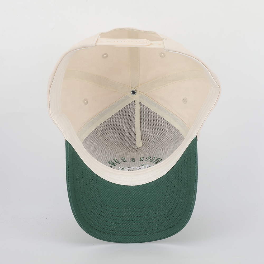 Stock & Row Two-Tone Green Embroidered Baseball Cap