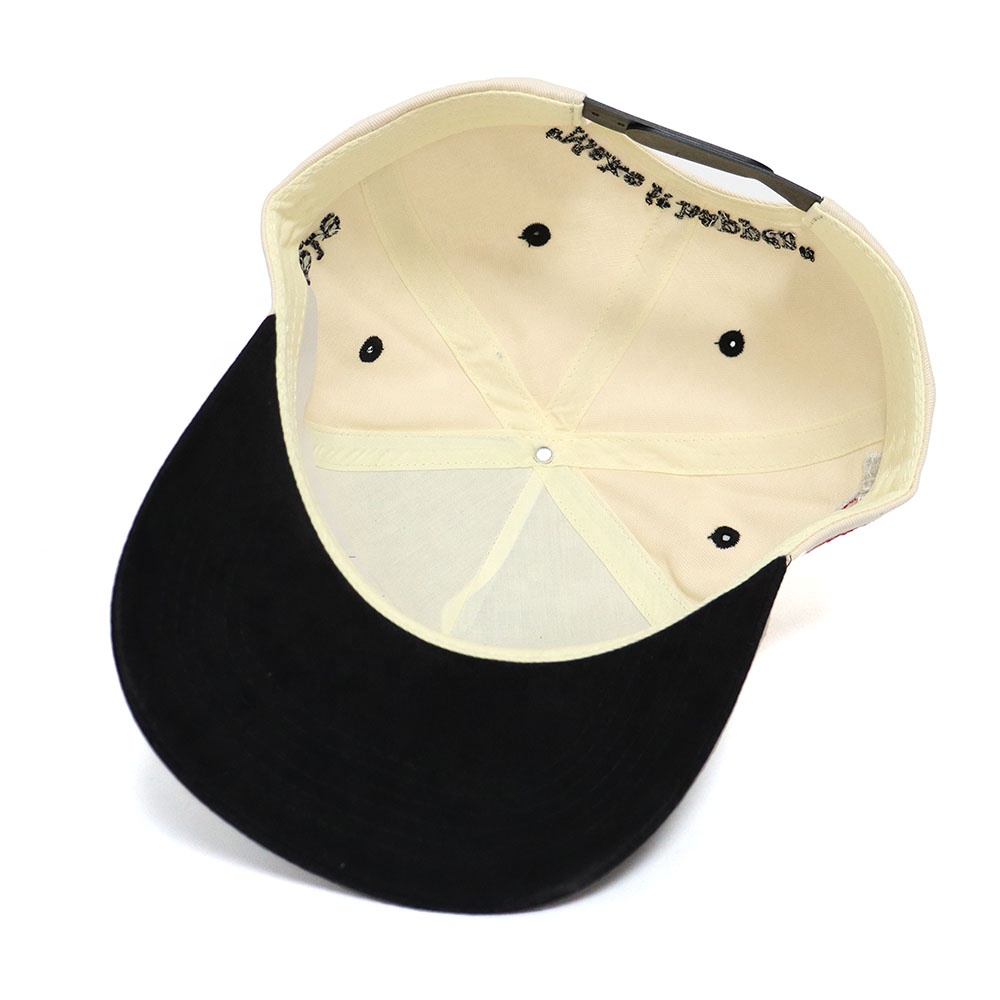Humblé Embroidered Two-Tone 5 Panel Cotton Twill Baseball Cap