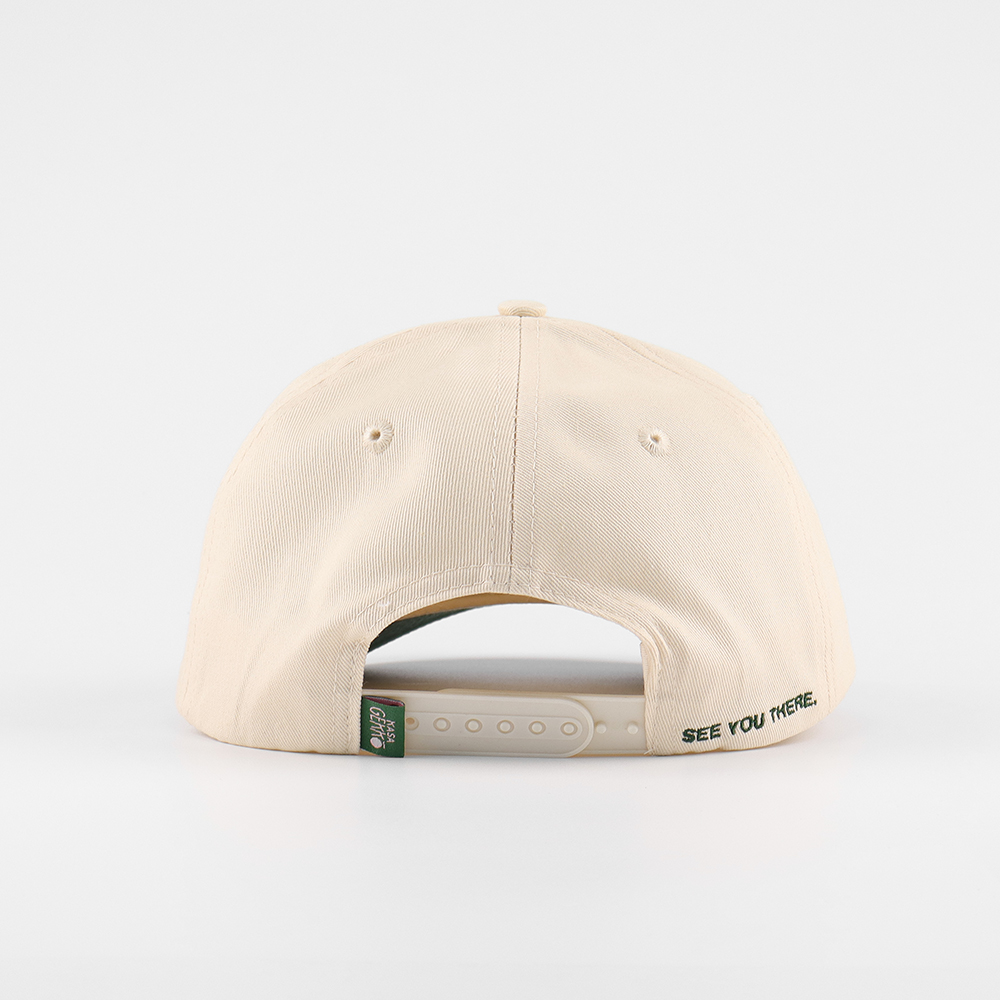KASA GETTO Two-Tone Cotton Twill Baseball Cap with Flat Embroidery
