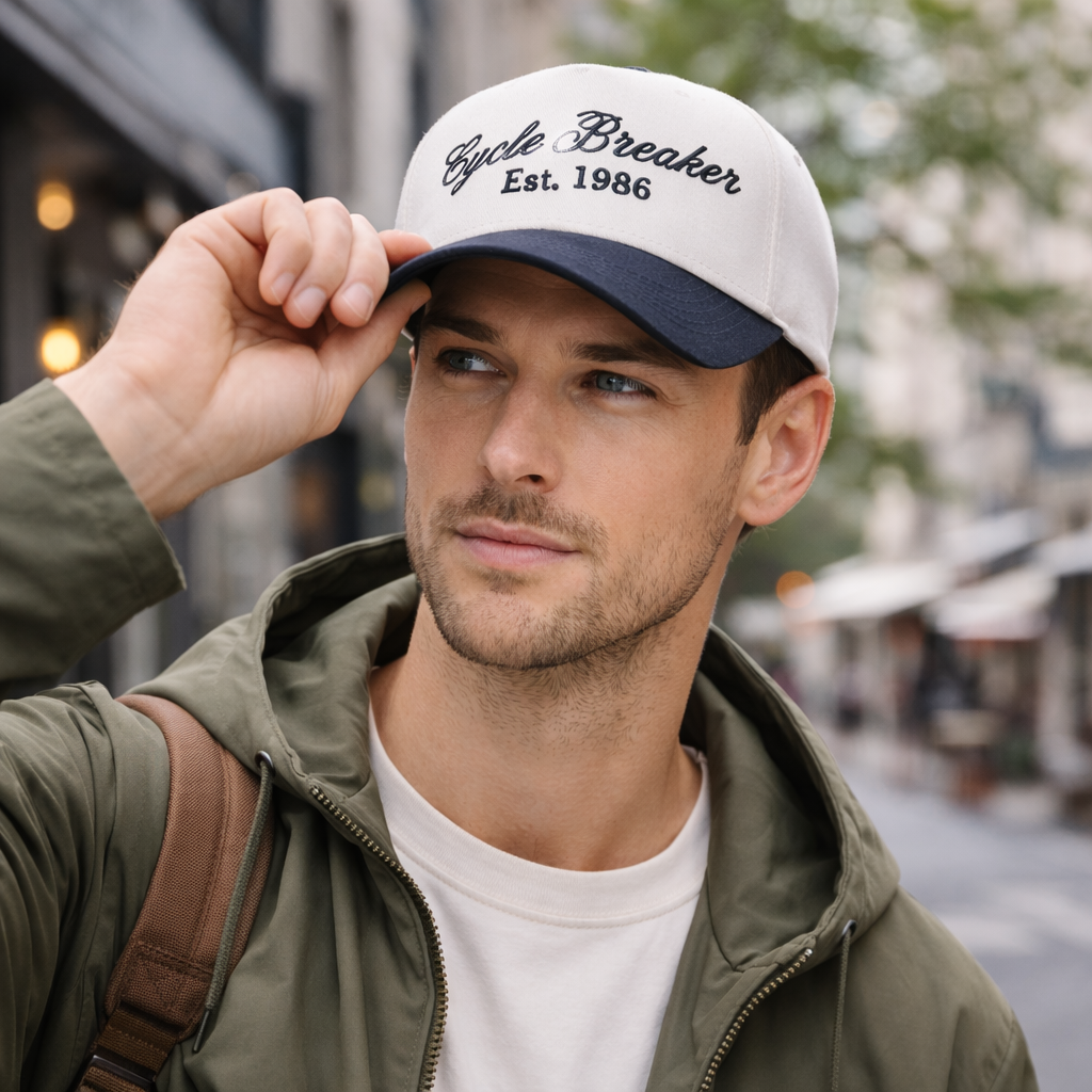 Cycle Breaker Est. 1986 Two-Tone Embroidered Baseball Cap