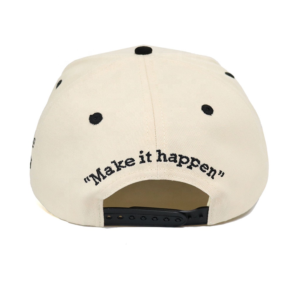 Humblé Embroidered Two-Tone 5 Panel Cotton Twill Baseball Cap