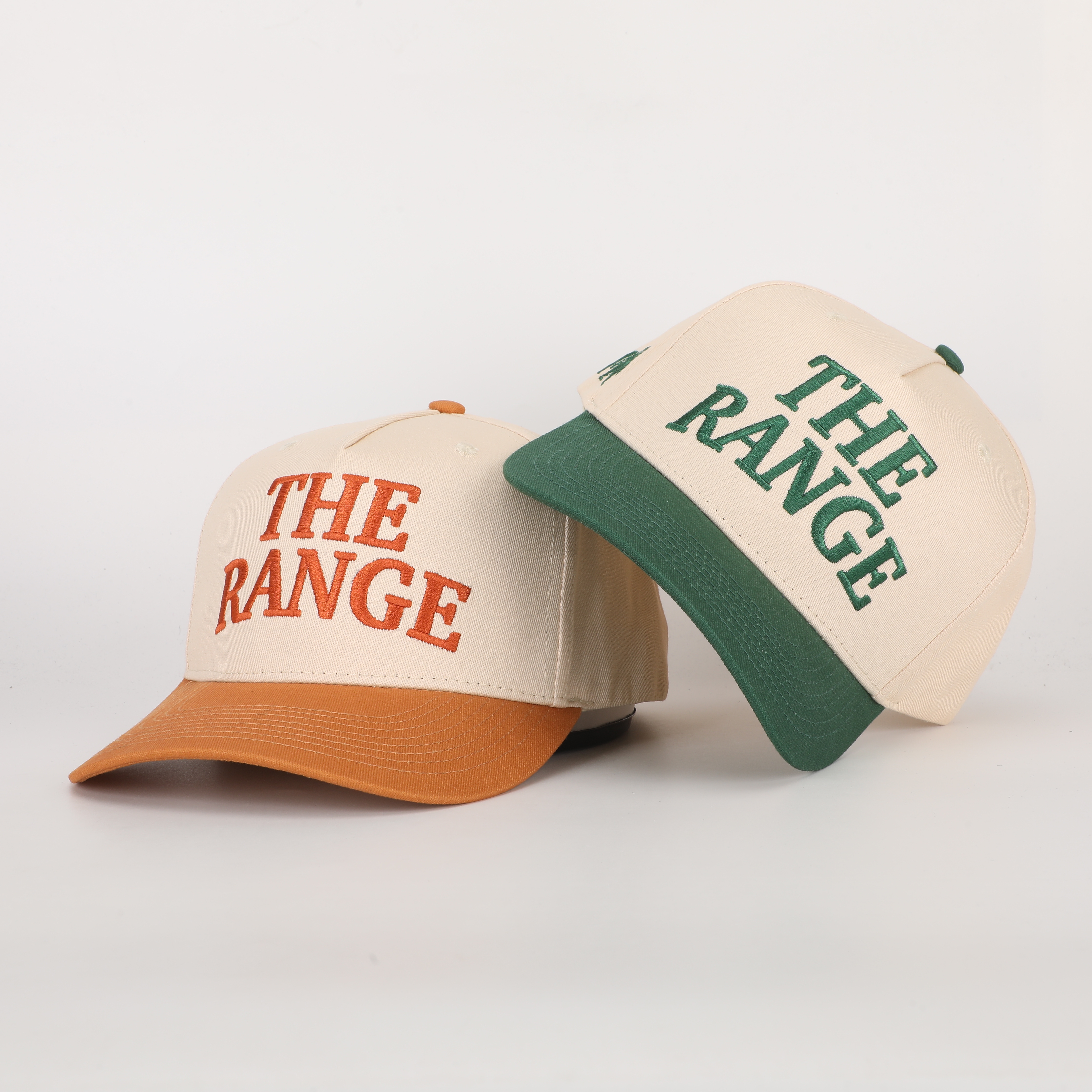 The Range Two-Tone Cotton Twill Baseball Cap