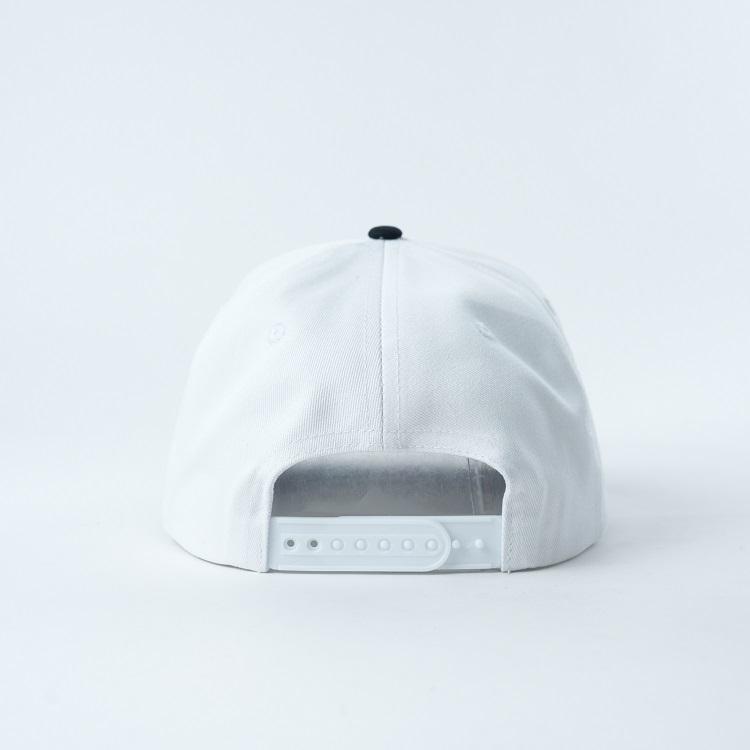 Two Tone 5 Panel Cotton Twill Baseball Cap with Flat Embroidered Orlando Love Logo