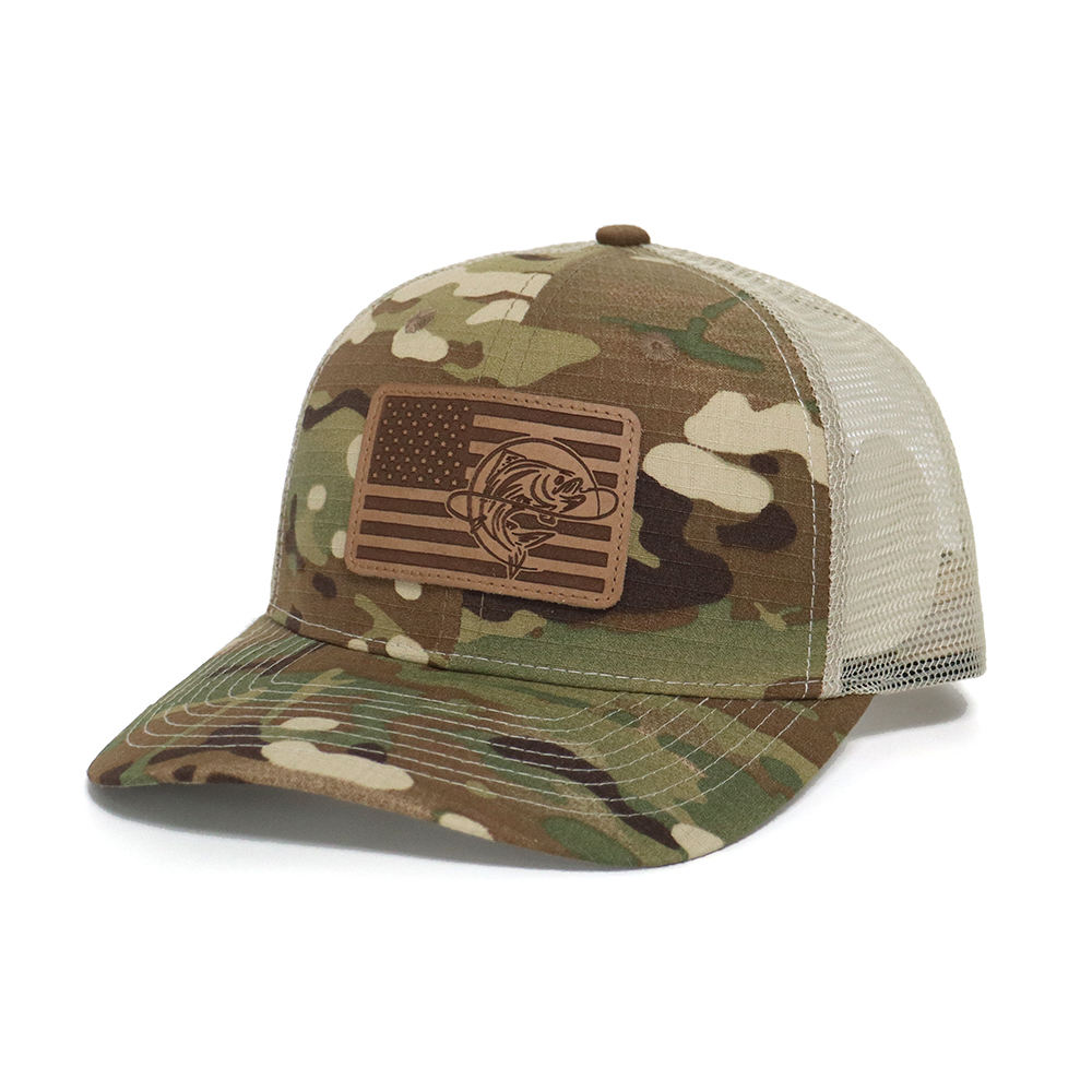 Tactical Mesh Trucker Hat with Snapback Closure