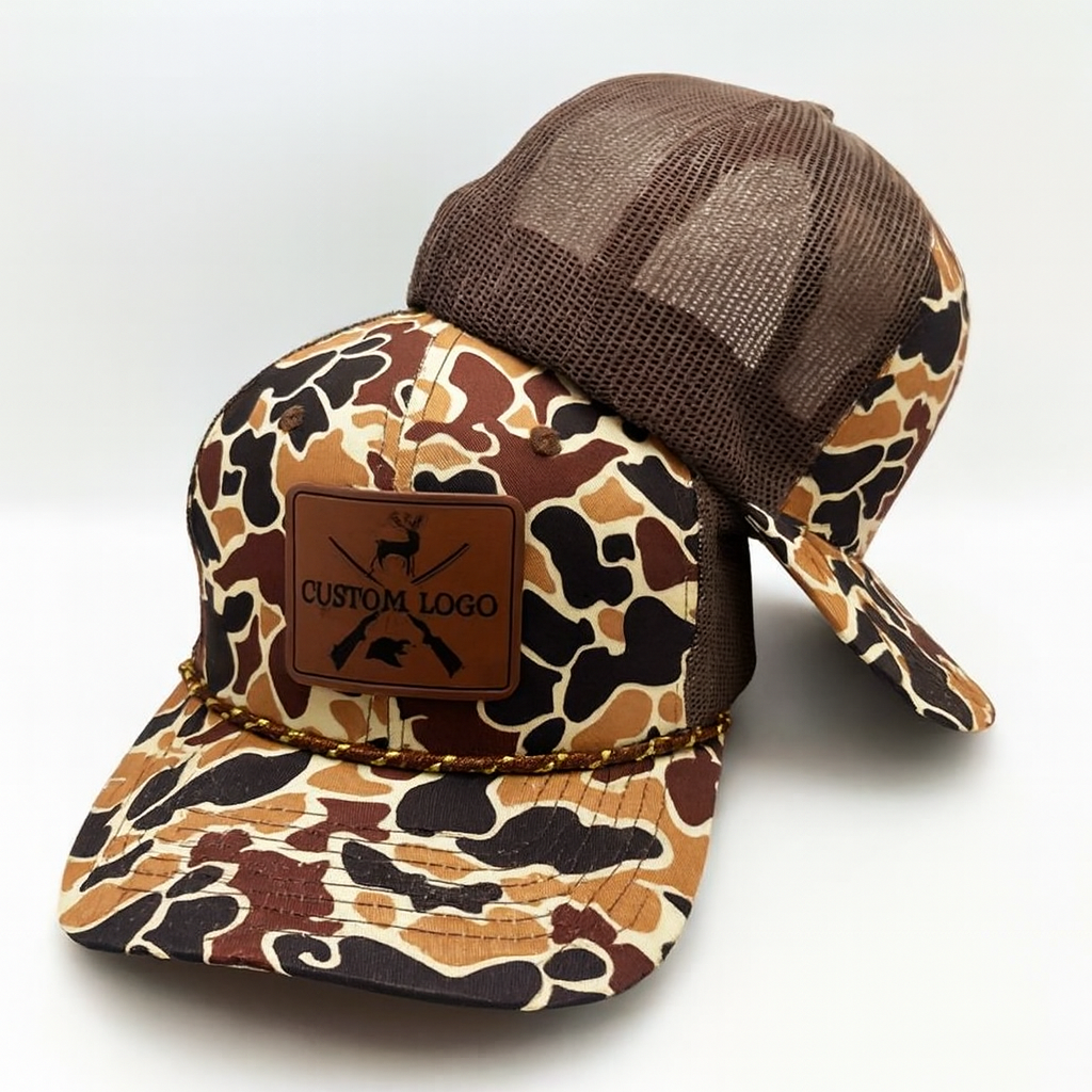 Dover Bluff Hunting Camo Mesh Trucker Hat