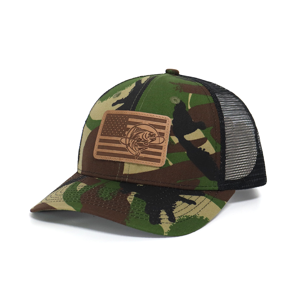 Outdoor Mesh Trucker Hat with Snapback Closure
