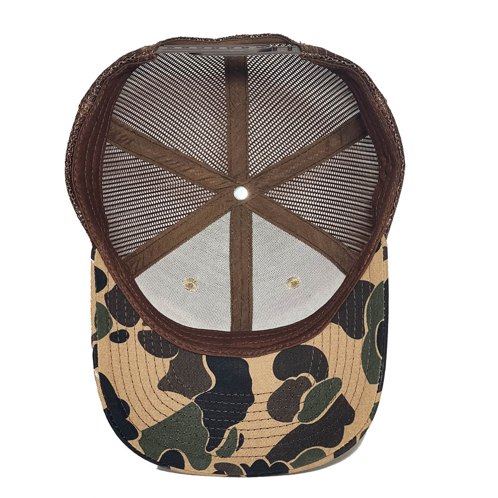 Camo Mesh Back Trucker Hat with Hunting-Style Print