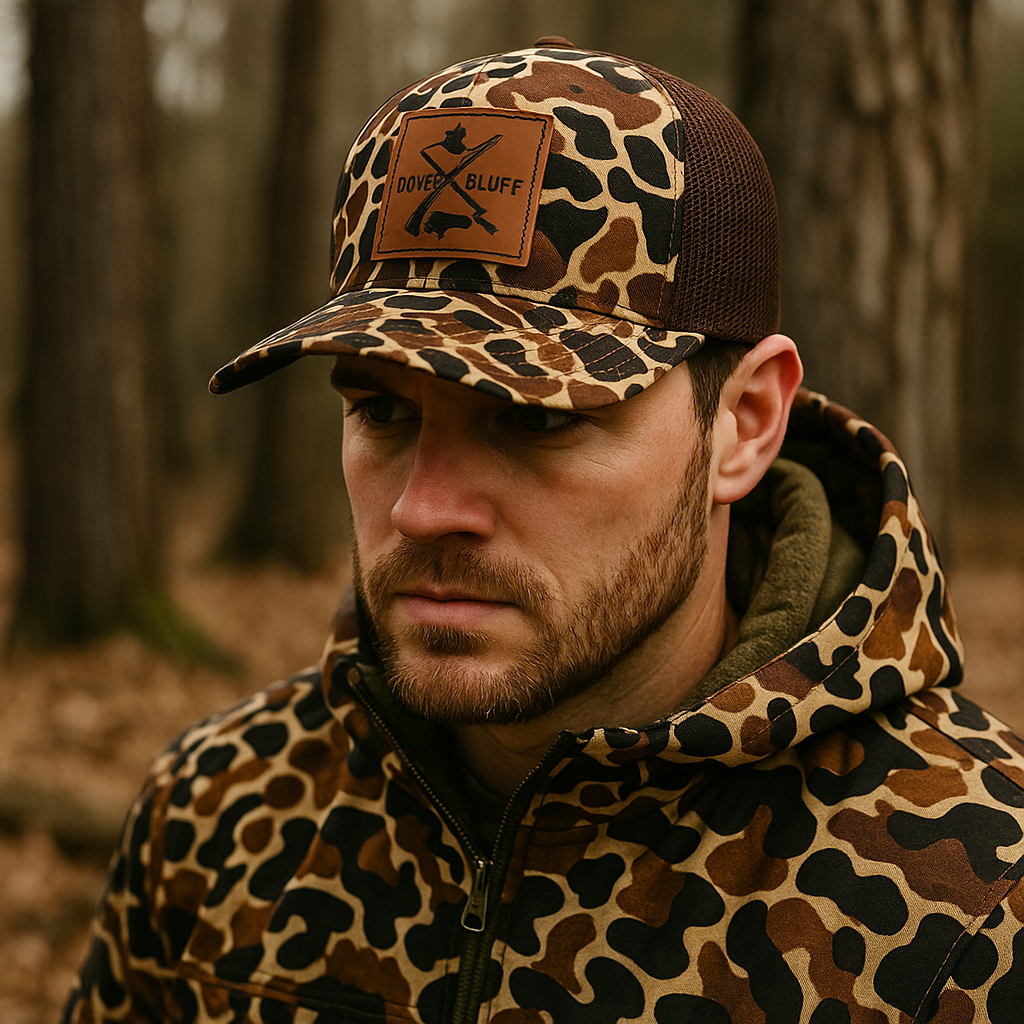 Dover Bluff Hunting Camo Mesh Trucker Hat