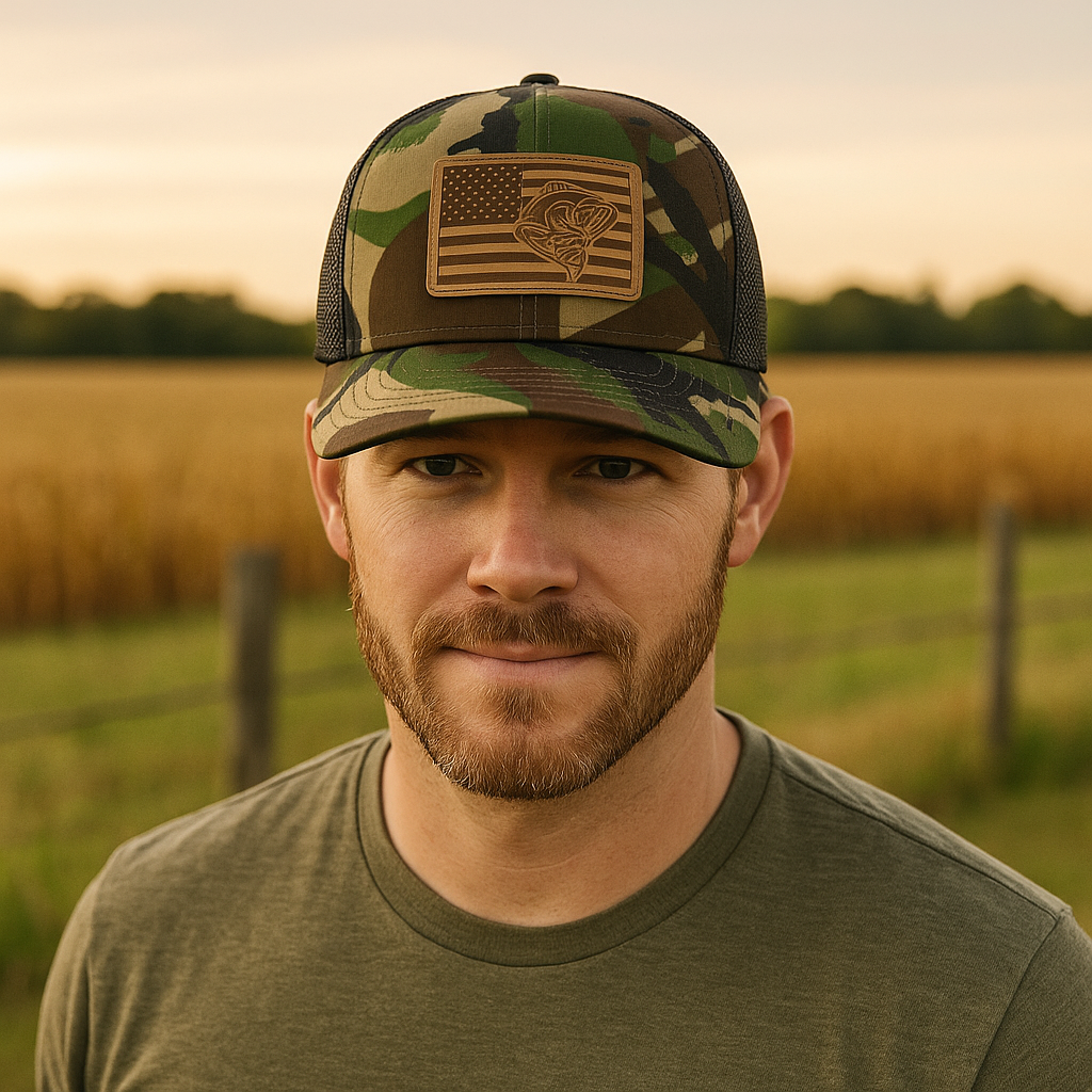 Outdoor Mesh Trucker Hat with Snapback Closure
