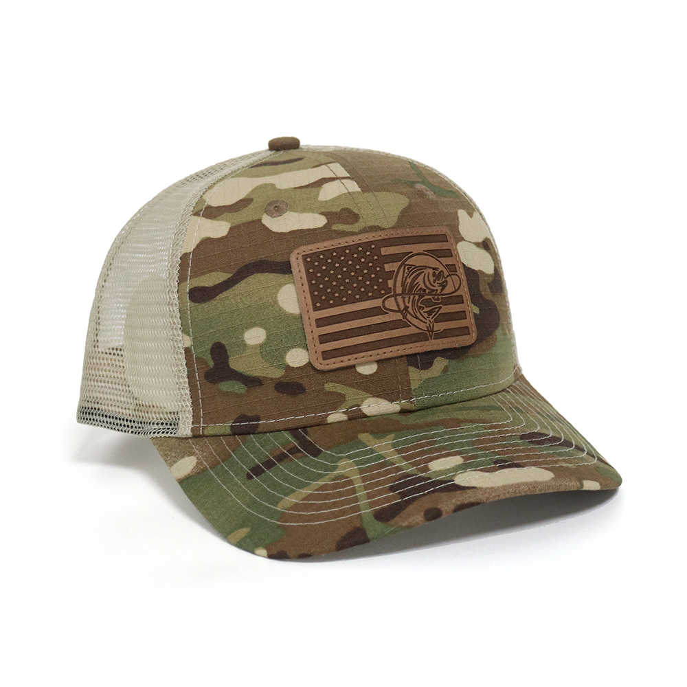 Tactical Mesh Trucker Hat with Snapback Closure