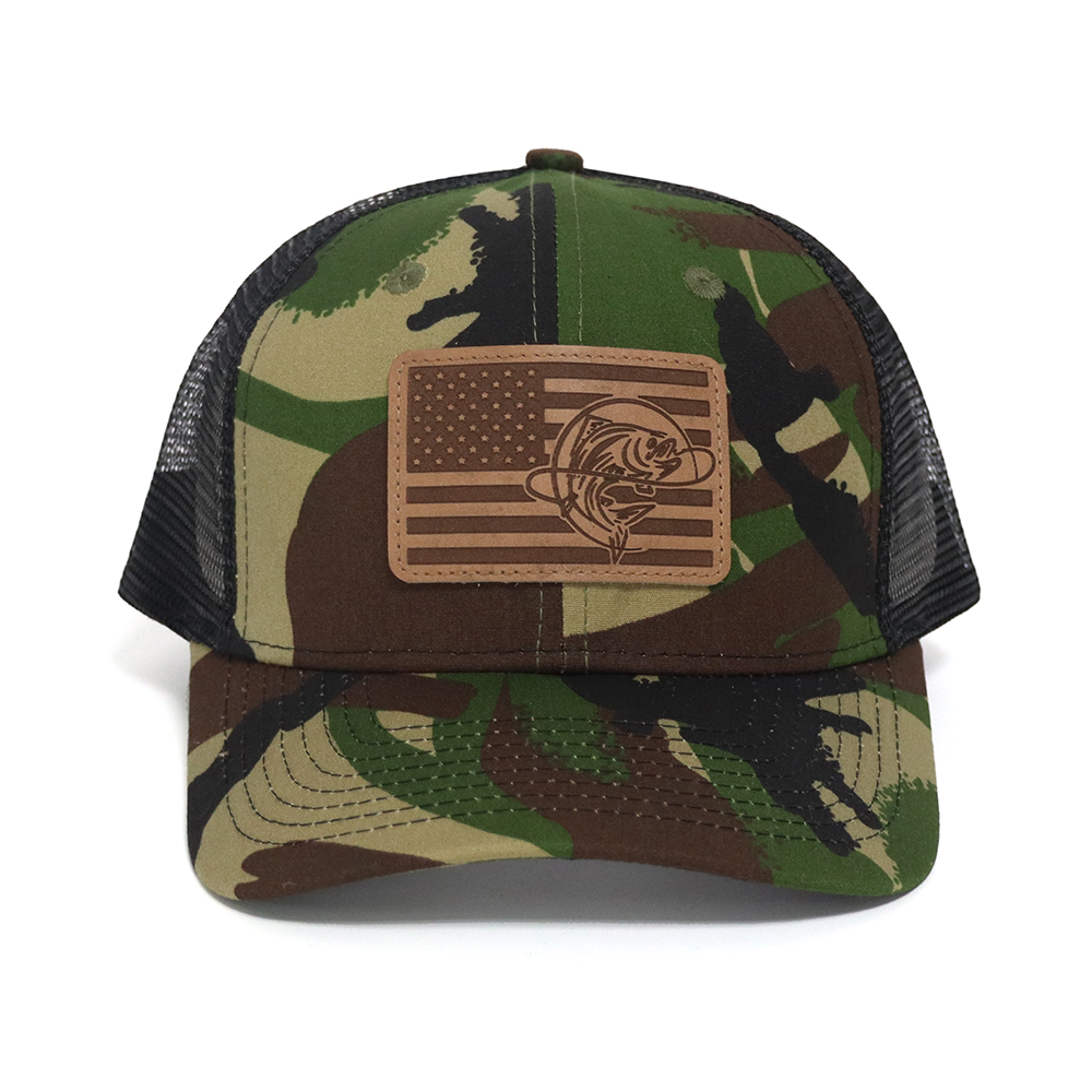 Outdoor Mesh Trucker Hat with Snapback Closure
