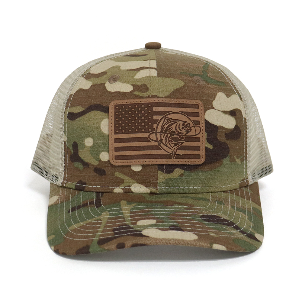 Tactical Mesh Trucker Hat with Snapback Closure