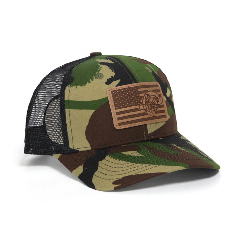 Outdoor Mesh Trucker Hat with Snapback Closure