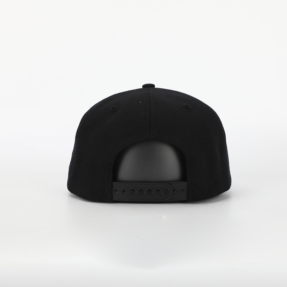 Uptown Fresh Embroidered 6 Panel Snapback Cap with Flat Brim