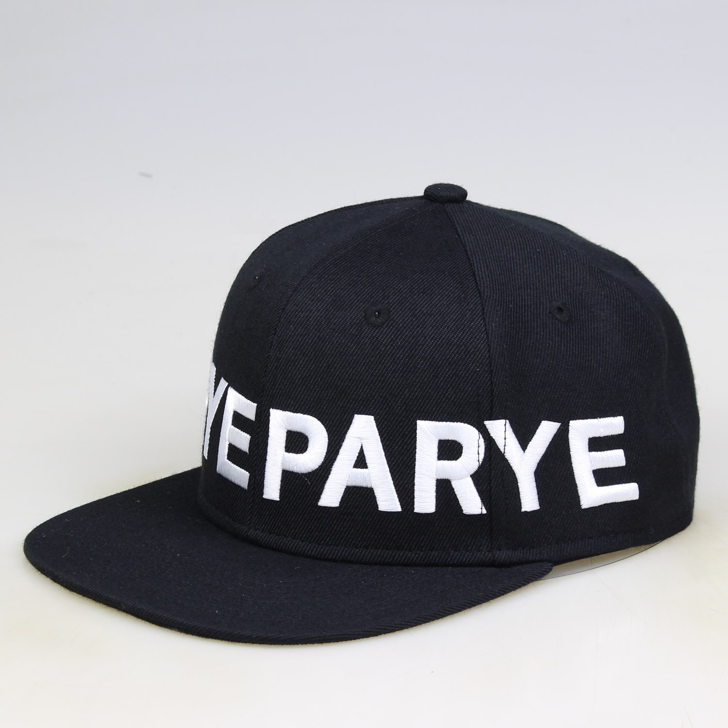 Pray Everyday Black Snapback Hat Bold Embroidered Street Cap