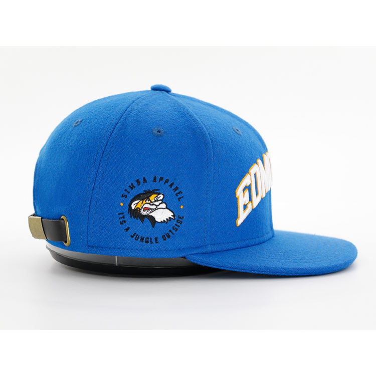 EDMONTON Embroidered Wool Snapback Cap – Bold Streetwear Style