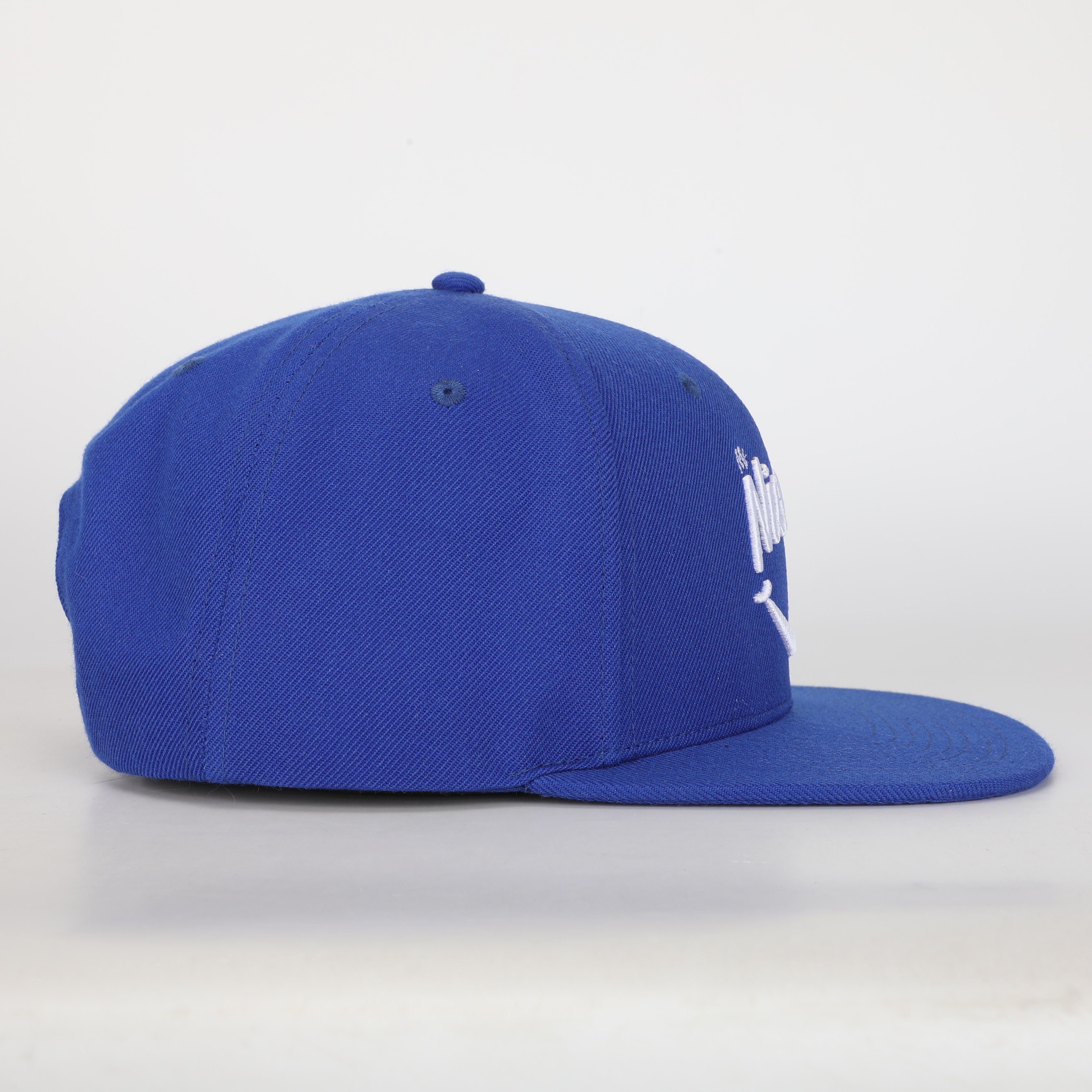 Royal Blue NiceGuy Embroidered Flat Brim Snapback Cap