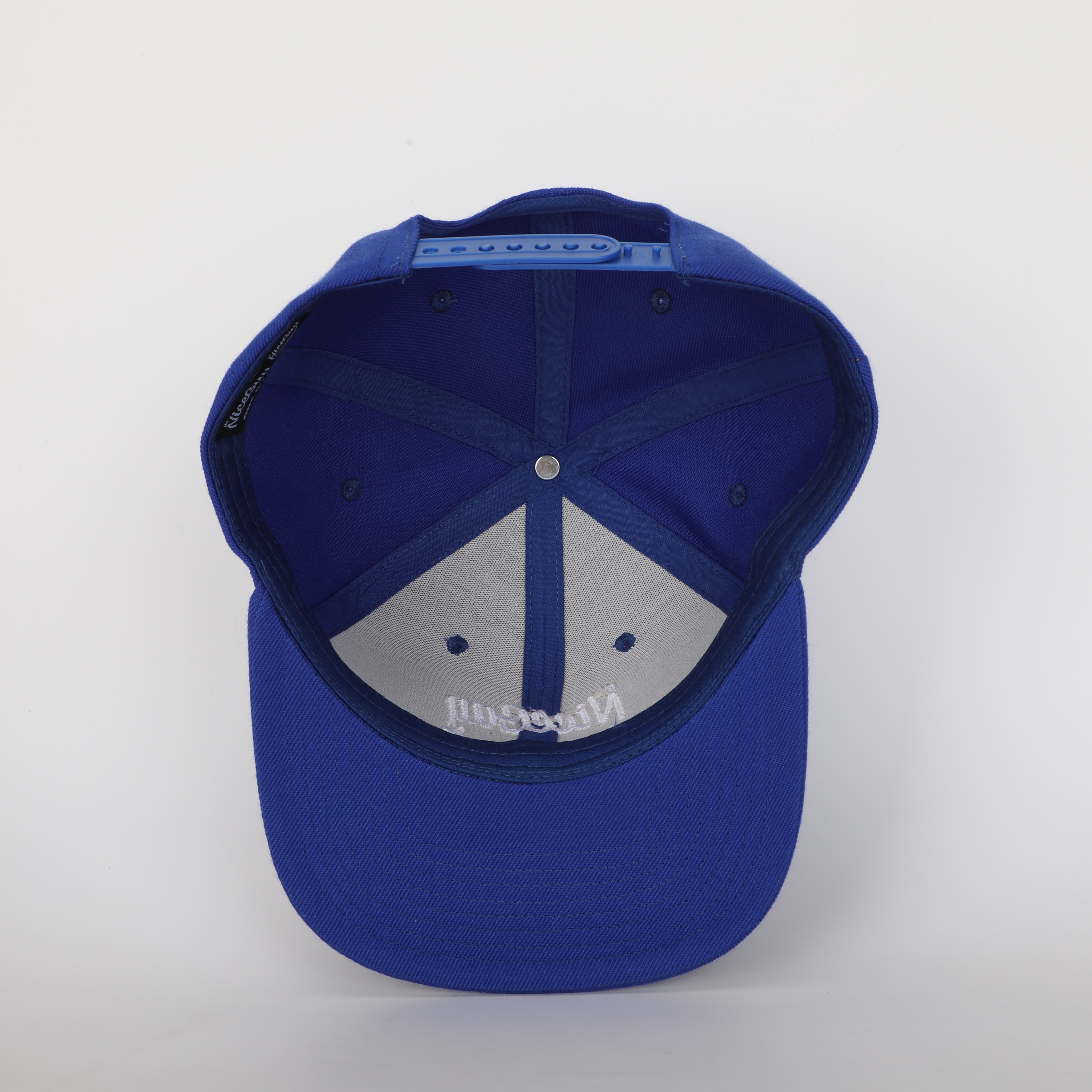 Royal Blue NiceGuy Embroidered Flat Brim Snapback Cap