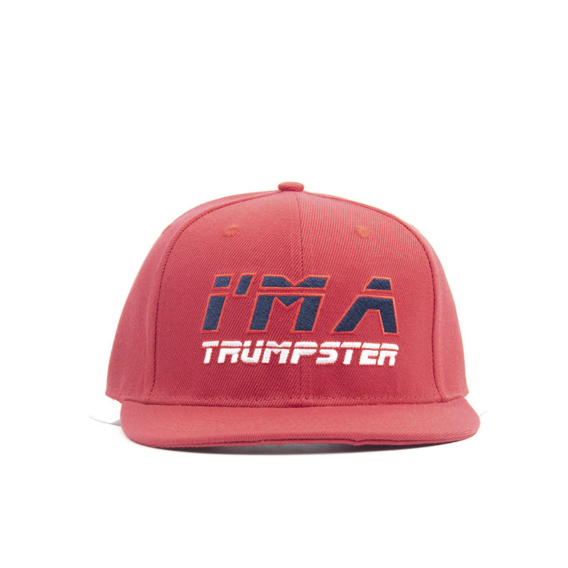 Red I’MA Trumpster Embroidered Snapback Cap