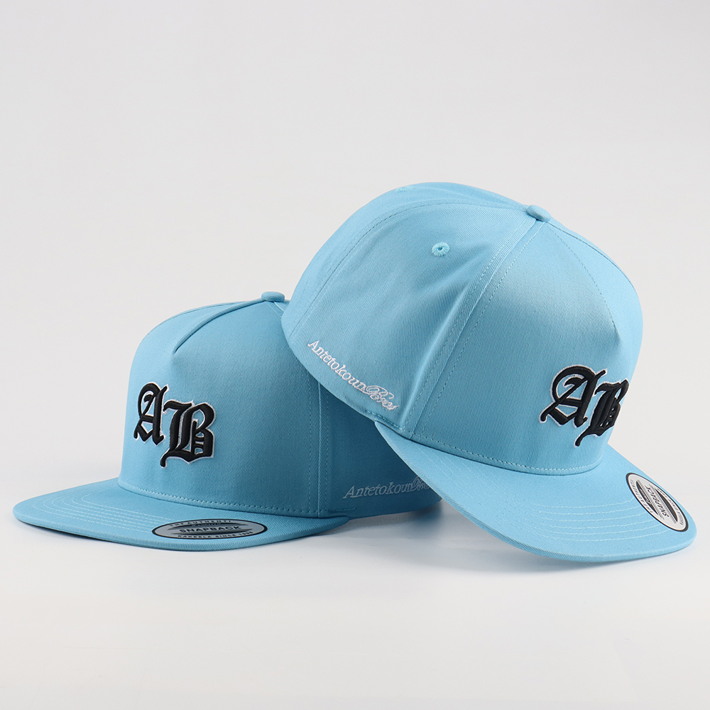 Sky Blue ATL 3D Embroidered Flat Brim Snapback Cap