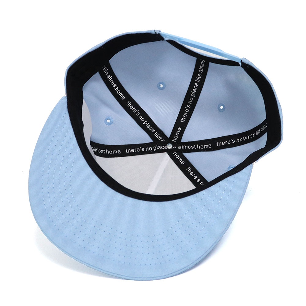Almost Home Embroidered Light Blue Rope Snapback Hat