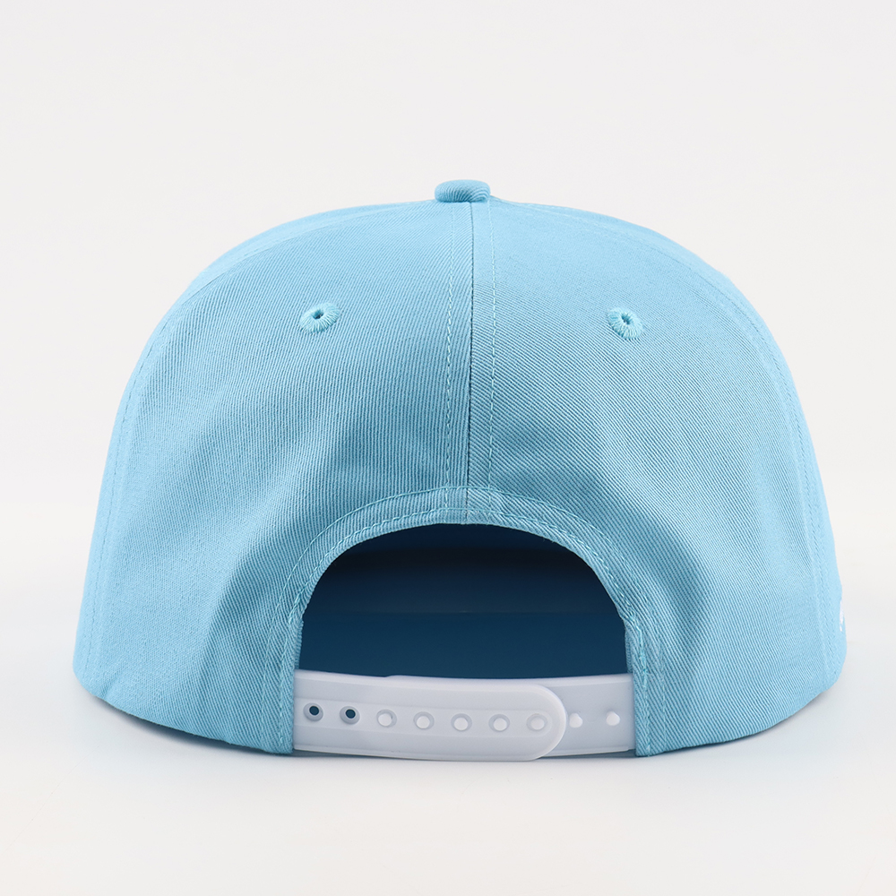 Sky Blue ATL 3D Embroidered Flat Brim Snapback Cap
