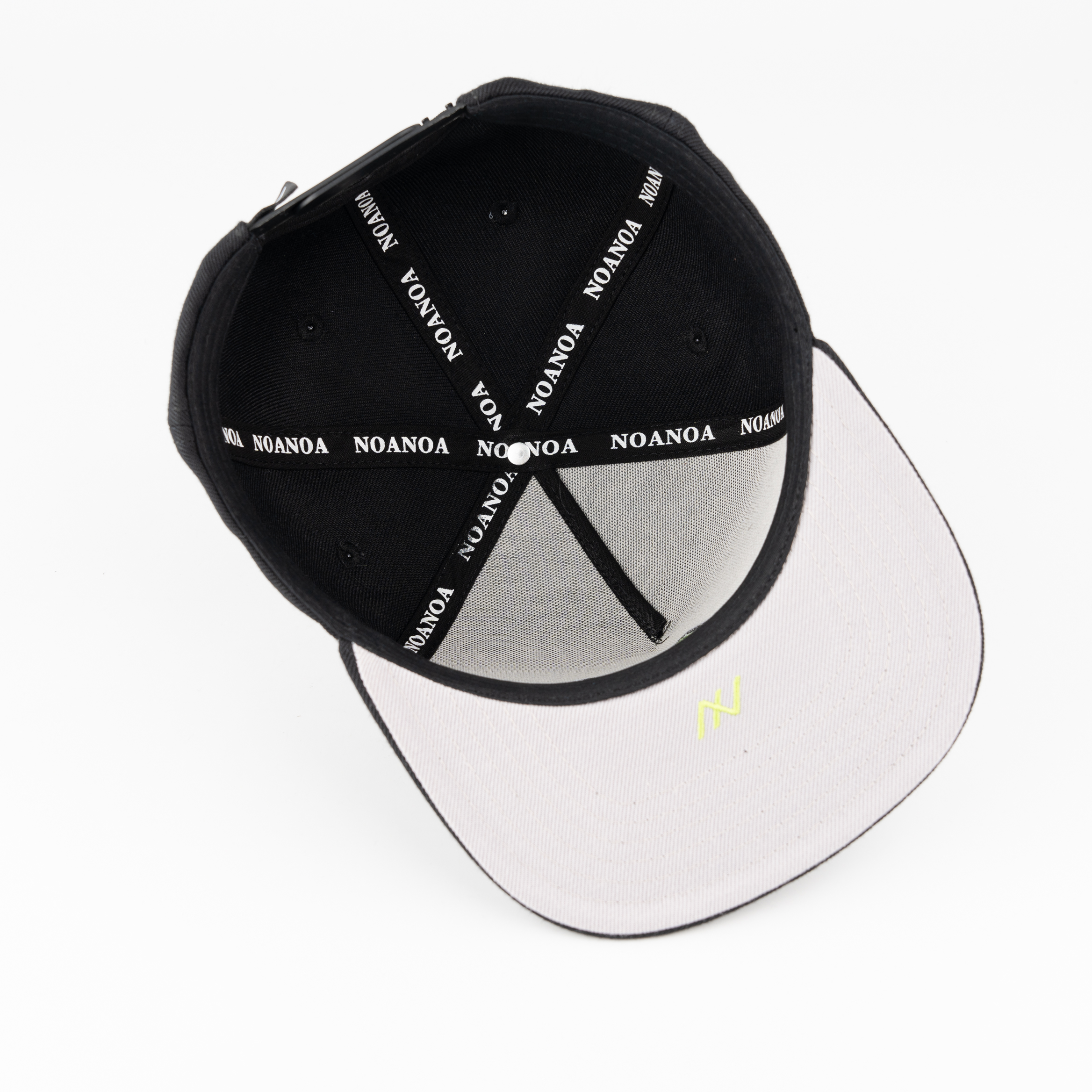 Black 3D Embroidered Letter Snapback Hat Flat Brim Hip Hop Adjustable Cap