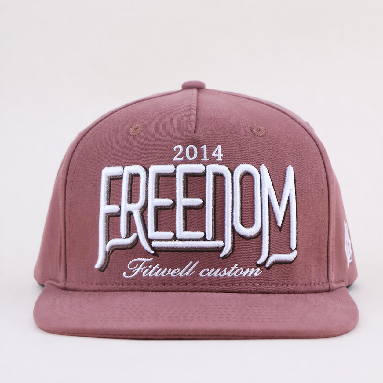 Vintage Freedom 1993 Embroidered Snapback Cap Flat Brim Street Hat