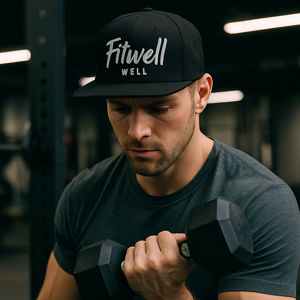 Fitwell WELL Embroidered Streetwear Snapback Hat