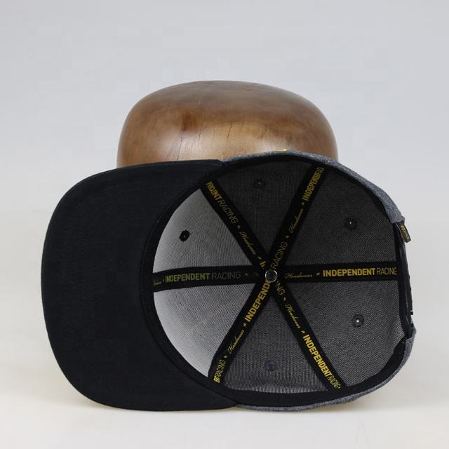 Bike Trick Embroidered Flat Brim Snapback Hat