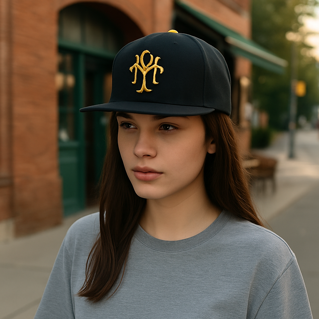 Monogram NY Symbol 3D Embroidered Snapback Hat