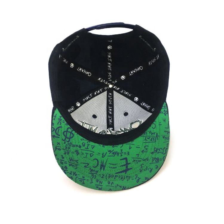 Black Flat Brim Cap with 3D Embroidered ONSLAWT Logo – Streetwear Style