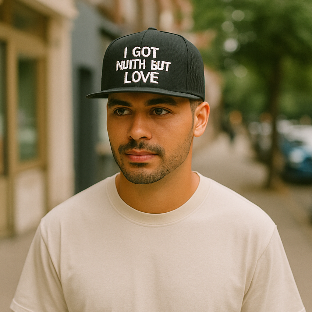 I Got Nuttin’ But Love 3D Embroidered Snapback Hat