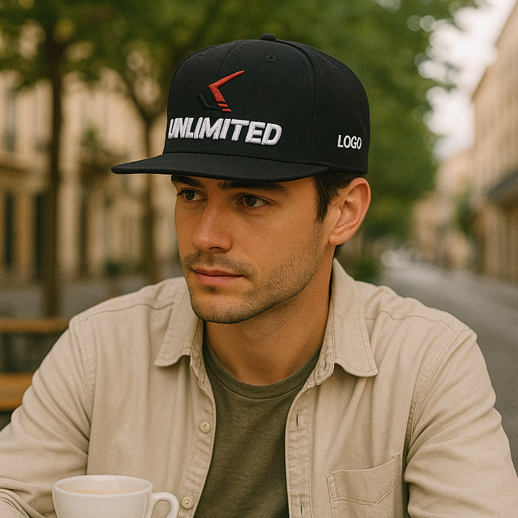 UNLIMITED Embroidered Flat Brim Street Hat