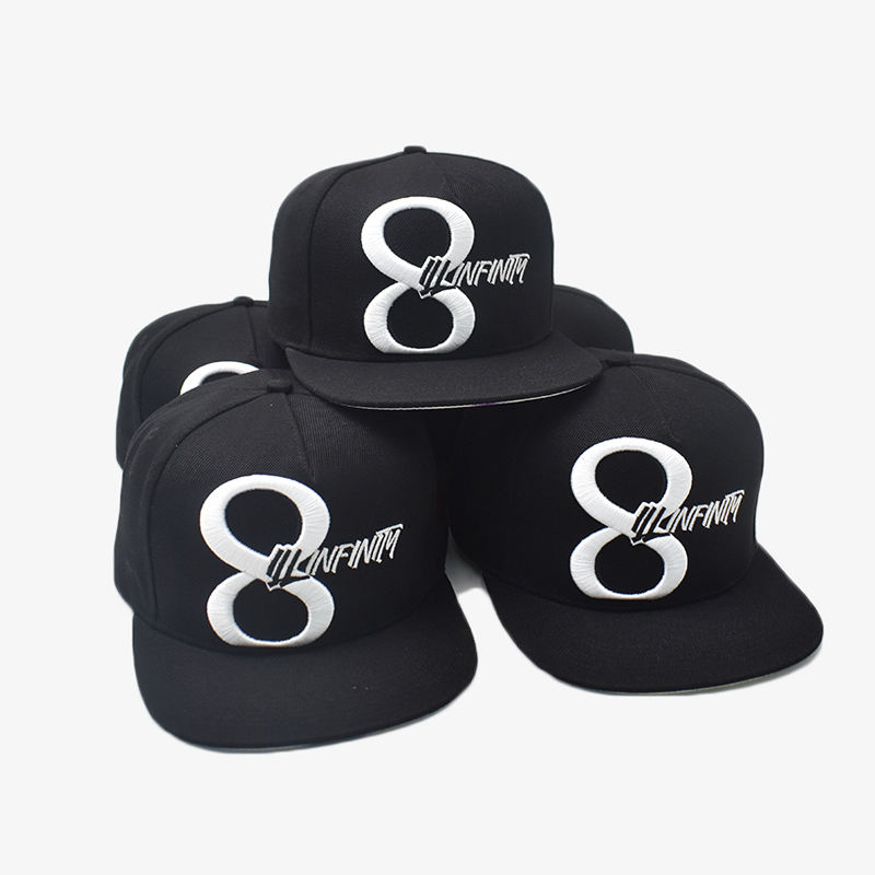 Infinity Symbol 3D Embroidered Snapback Cap