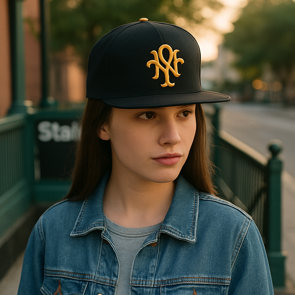 Monogram NY Symbol 3D Embroidered Snapback Hat