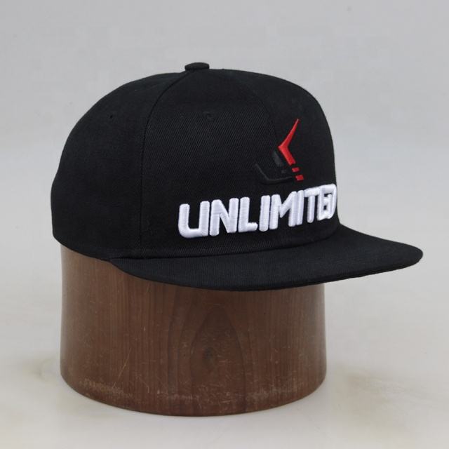 UNLIMITED Embroidered Flat Brim Street Hat