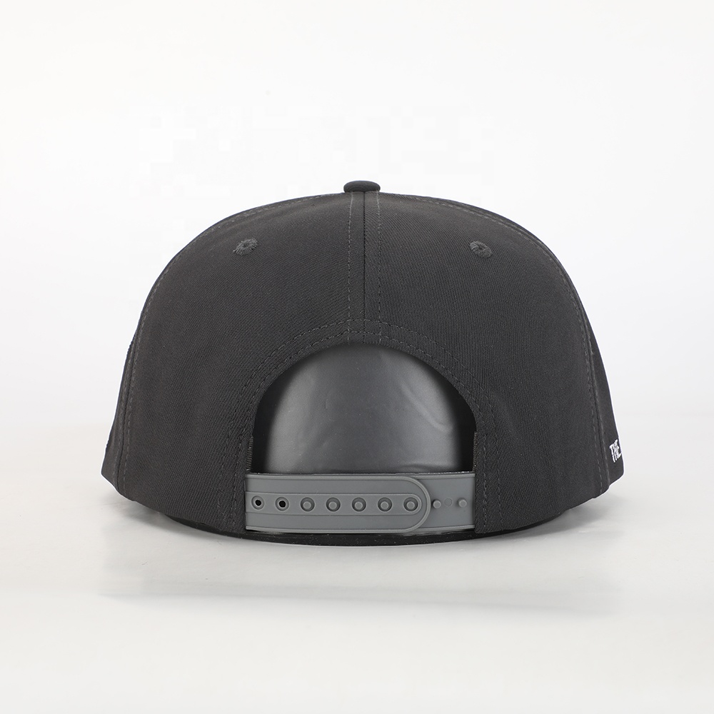 Pugilist Punks Black 6-Panel 3D Embroidered Flat Brim Snapback Cap