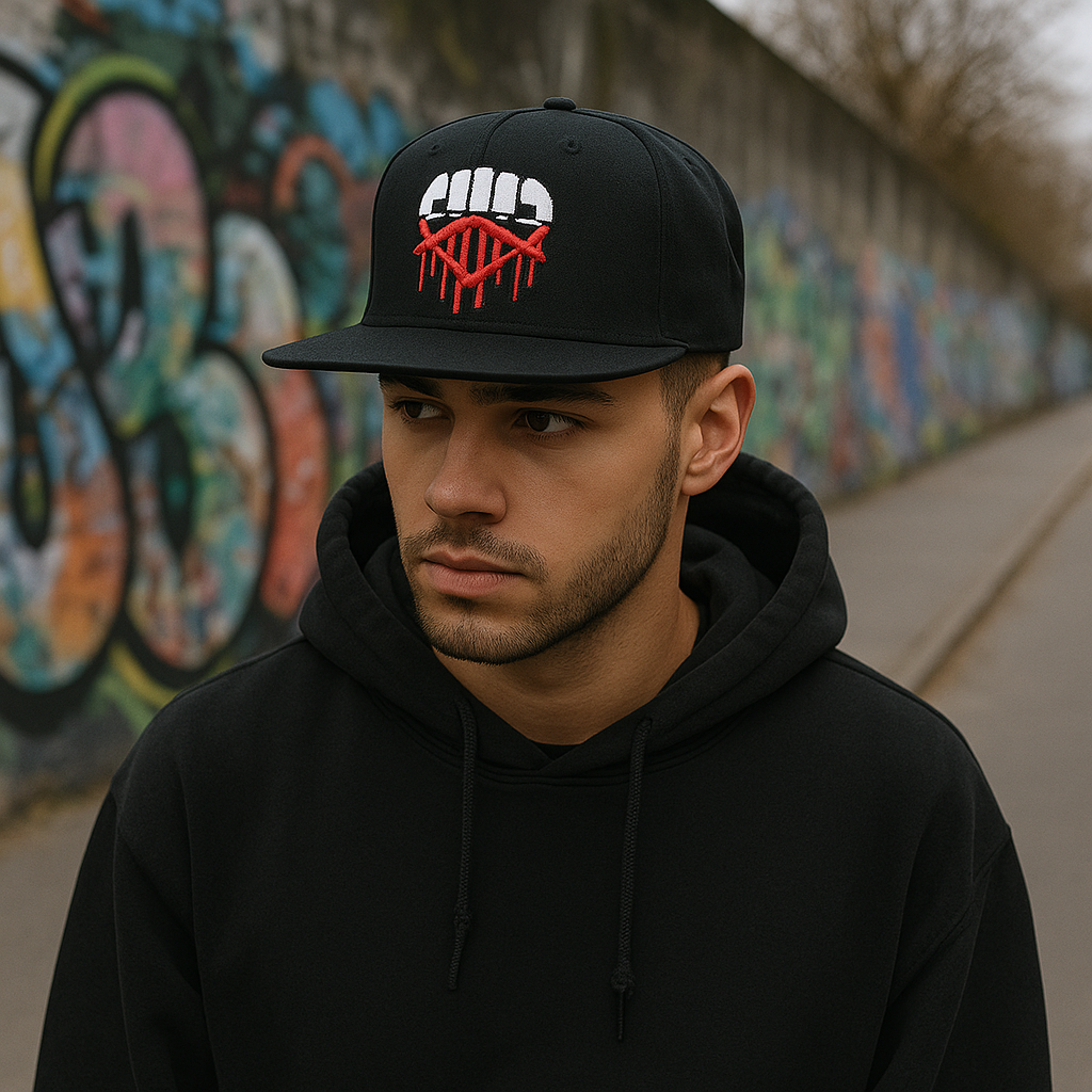Urban Style 3D Embroidered Flat Brim Snapback Hat
