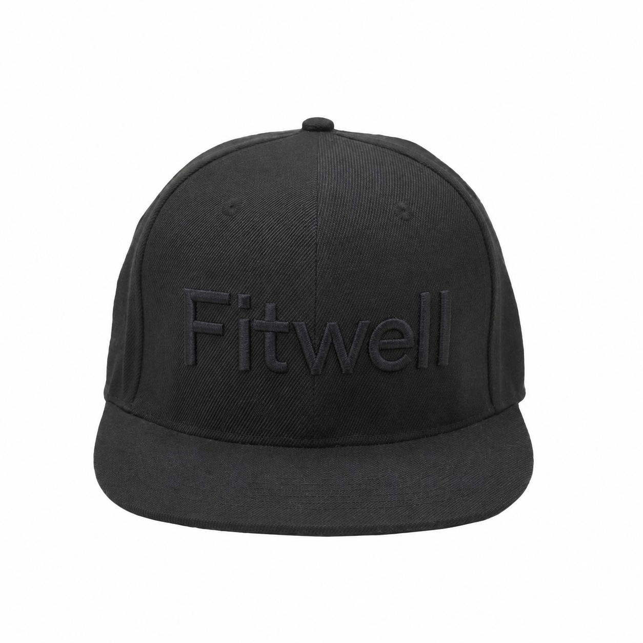 Watson Black 6 Panel 3D Embroidered Snapback Cap