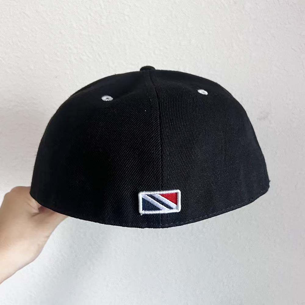 Urban Raised Logo Flat‑Brim Cap