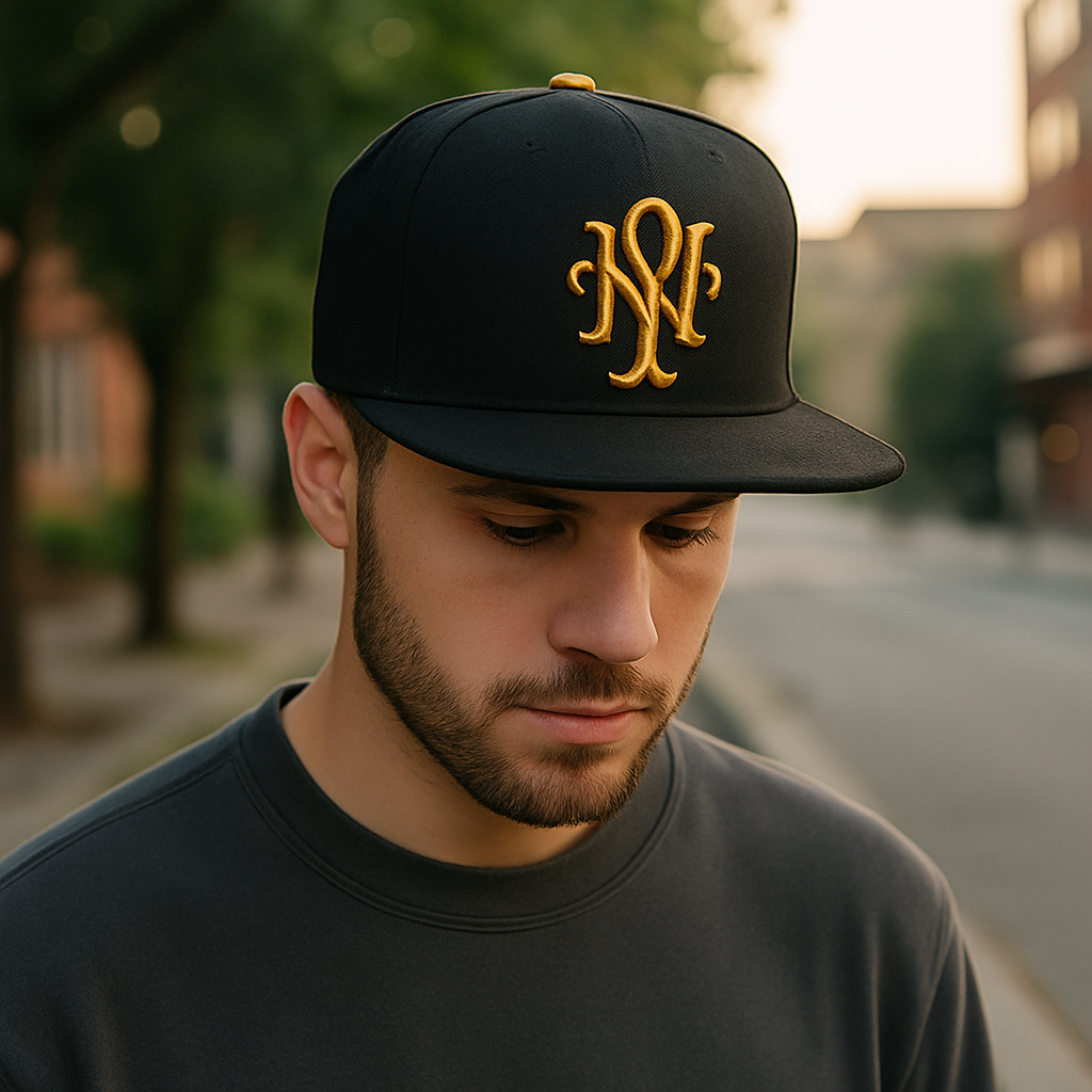 Monogram NY Symbol 3D Embroidered Snapback Hat