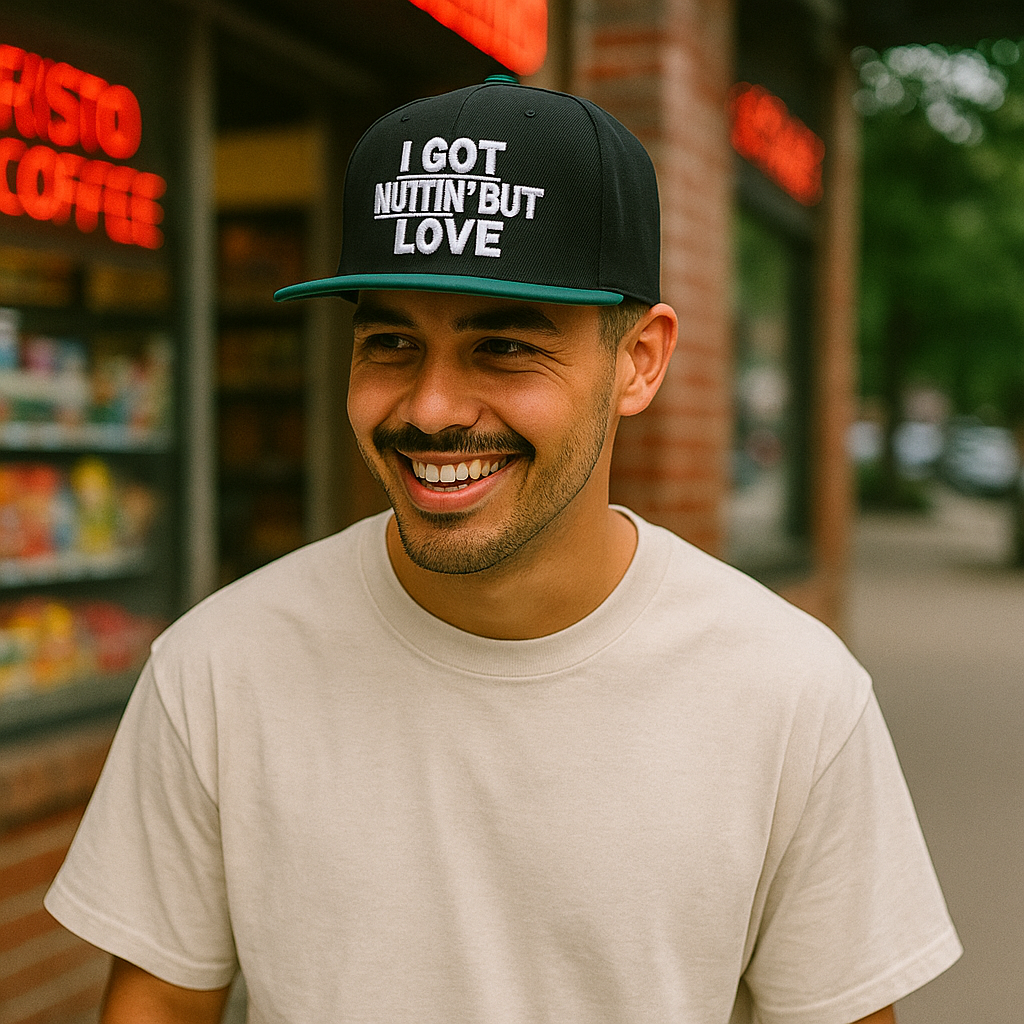 I Got Nuttin’ But Love 3D Embroidered Snapback Hat