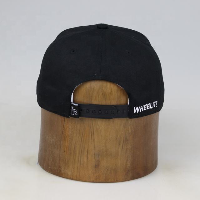 Bike Trick Embroidered Flat Brim Snapback Hat