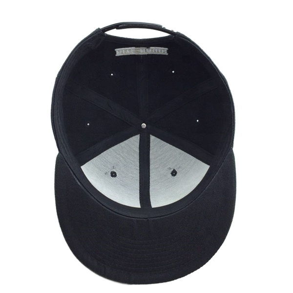 Black Predator Snapback Hat with 3D Embroidered Logo – Flat Brim Cap