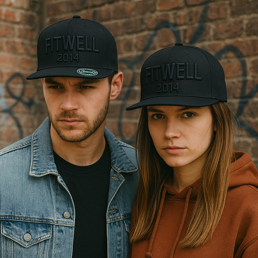Blackout 3D Logo Structured Flat Brim Cap